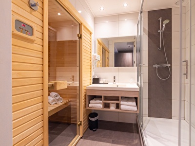 Infrared Sauna at Hotelroom | Hotel Asteria Venray | Rooms & Suites