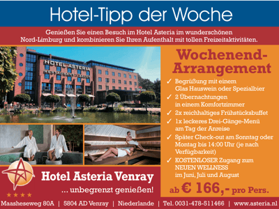 Wochenend-Paket Hotel Asteria Venray